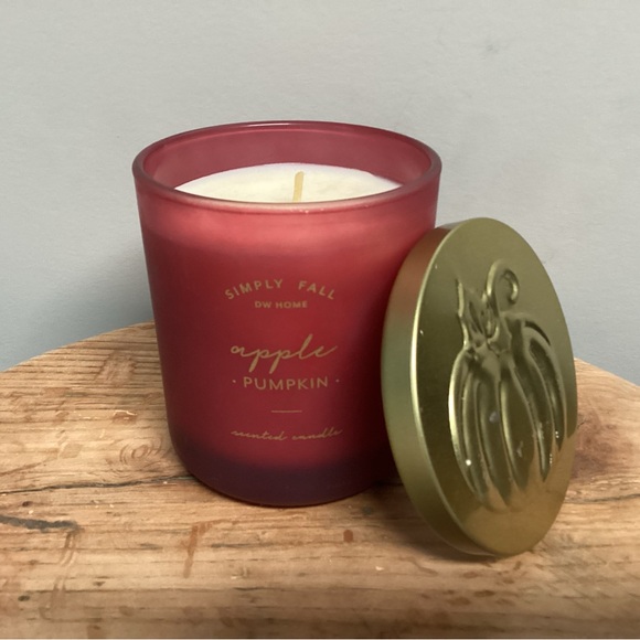 DW Home Other - Never Lit - Apple Pumpkin Scented Candle in lidded Glass Jar by DW Home - Nice